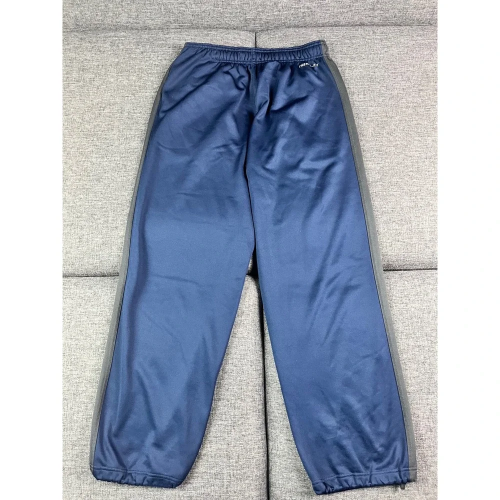 Nike Therma-FIT Mens Philadelphia Phillies Navy Blue Fleece Pants Large P Logo